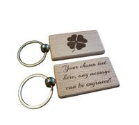 Ashton and Finch Irish Keyring Personalised - Custom Engraved Gift with Irish Design - Ideal for Ireland Heritage Celebrations