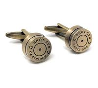 Ashton and Finch Shotgun Cartridge Cufflinks for Men - Novelty Shooting & Hunting Gifts - Unique Present for Him