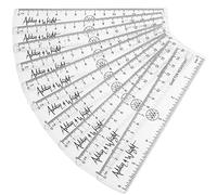 Ashton and Wright - 6 Inch / 15cm Rulers - Shatter Resistant - Class Pack of 30 Clear