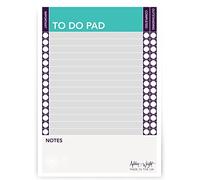Ashton and Wright - A5 to Do List Pad/Daily Schedule Planner/Desk Pad - 60 Sheets - 80gsm - Made in UK
