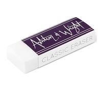 Ashton and Wright - Classic Eraser - Latex Free Plastic Rubber - Single - White
