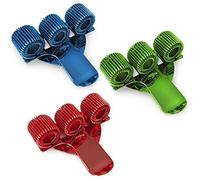 OMG Ashton and Wright - Triple Metal Pen Holder with Pocket Clip - Ideal for Doctors/Nurses/Pilots - [Pack of 3] - Red, Blue and Green