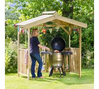 Ashton Bbq Shelter Wooden Outdoor Shelter By Zest Outdoor Living