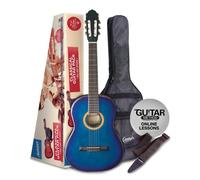 Ashton SPCG44 Full-Size Classical Guitar Starter Pack - Blue