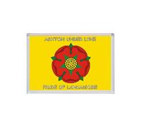 Ashton Under Lyne - Pride of Lancashire County Flag - Jumbo Fridge Magnet