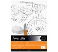 Ashton & Wright Semi Transparent Layout Pad, 60 Sheets, 50gsm, A3 Size