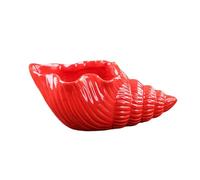 Ashtray Ceramic Creative Portable Modern Cute Conch Outdoor Indoor Tabletop Cigar Home Office Desk