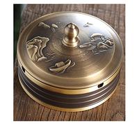 Ashtray Cigar Ashtray Copper Ashtray Creative Personality Home Living Room with Cover Large Office Chinese Style Ash Tray Outdoor Ashtray