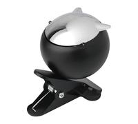 Ashtray Creative Metal Ashtray Ornaments With Clip Anti-fall Multi-function Living Room Ashtrays Anti-flying Ash Decorations(Matte black)
