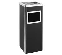 Ashtray Dustbin Hotel 36L/45L Bin Stainless Steel/Steel Multi Colours vidaXL