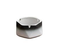 ashtray Hexagonal Frosted Ceramic Ashtray for Home Use Windproof Suitable for Office Desktop Decoration Ashtrays