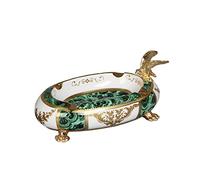 ashtray， High-end Ceramic Fashion Ash Holder for Smokers, Creative Desktop Cigarettes Tray, Smoking Ashtrays