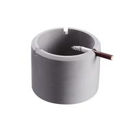 Ashtray Industrial Wind Concrete for Cigarettes105 * 85cm Geometry Grey Cement Indoor Smokeless Outdoor Windproof