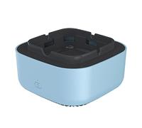 Ashtray Intelligent Air Purifier for Home Office Outdoor Blue, 13x13x7cm