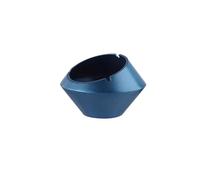 Ashtray Metal Alloy Ashtray Sturdy and Stable Ashtrays Decorative Ashtray for Smokers for Rooms Living Room Balconies Offices etc Ashtray On The Table(Blue)