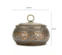 Ashtray Rusty Ceramic Well Ashtray Smoke Cup Home Living Room Decoration Office Tea Desktop Ornaments
