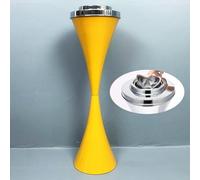 Ashtray Standing Outdoor Indoor Vintage Floor Stand with Lid Stylish Cigarette Holder for Patio Durable Standing Smoking Elegant Ash Tray