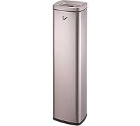Ashtray Standing Trash Bin Detachable Floor Standing Stainless Steel Soot Column for Outdoor Practical Stand Easy to Clean(Grey Wolf)