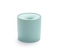 ashtray, Windproof Ceramic Ash Tray with Lid,Flower Pot Tabletop Personality Furnishings,Decorative Ashtrays for Indoor Outdoor Car(Light Blue)