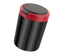 Ashtray with Lid, Car Holder Cigarettes Ashtray, Portable Detachable Smokeless Ashes Tray with Lid LED Light for Ashtrays for Cup Holder Smellproof