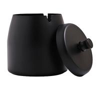 Ashtray with Lid for Cigarette, Stainless Steel Smokeless Odorless Windproof Ashtrays for Home Office Tabletop Outside Patio Outdoor Balcony(3.54"x3.0"x3.38")