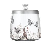 Ashtray with Lid Metal Portable Windproof Cigarettes Ashtray for Outdoors Indoors,Butterfly Pattern Smoking Ashtray Fancy Gift for Women