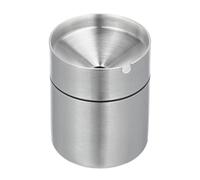 Ashtray with lid Windproof Cigarette Holder Stainless Steel Bin Portable