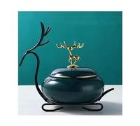 Ashtrays Ashtray Deer Shape Ash Tray With Lid Ash Tray Sets Ceramic Outdoor Indoor Ashtray Large Light Luxury Diameter Home Ashtrays Portable