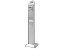 ashtrays for outside Floor Standing Ash Column Cigarette Extinguishing Bucket Cigarette Butt Collection Stainless Steel Outdoor ashtray for outside patio