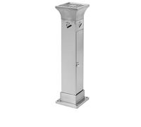 ashtrays for outside Floor Standing Ash Column Cigarette Extinguishing Bucket Cigarette Butt Collection Stainless Steel ashtray for outside patio
