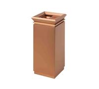 ashtrays for outside Stainless Steel Ashtray Column Corridor Aisle Hotel Club Hall Outdoor Hotel Trash can Lobby Vertical Gray/Gold/Black ashtray for outside patio(Gold)