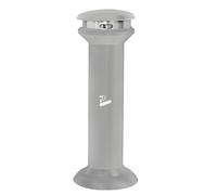 Ashtrays for Smokers Outdoor Thickened Stainless Steel, Cigarette Butt Disposal Multi-sided Cigarette Butt Placement, Large-capacity and Solid Base