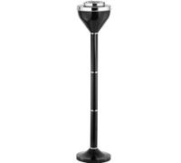 Ashtrays Standing Ashtray Outdoor for Patio Large & Tall Outside Ash Tray for Cigarette Butt Receptacle Disposal with Lid(Nero)