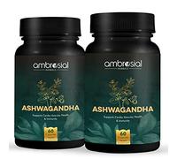 Ashwagandha 500mg 120 Tablets | Herbal Supplement | 100% Natural & Vegan | High Strength | Immunity Support | By Ambrosial
