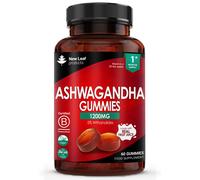 Ashwagandha Gummies 1200mg | High Strength 5% Withanolides | 60 Vegan Gummies | 1-Month Supply for Relaxation and Focus