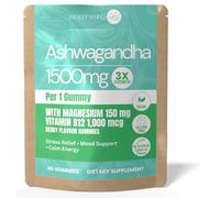 Ashwagandha Gummies for Women - 1500mg High Strength | with Magnesium & B12 | Stress Relief, Calm & Mood Support | Vegan, Sugar Free, Gelatin Free | 90 Gummies