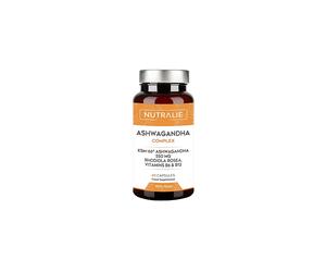 Ashwagandha KSM-66 550mg with Vitamin B6 and B12 | 5% of Withanolides | 100% Natural and Vegan | Ayurveda Supplement | Withania Somnifera | with 3%