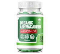 Ashwagandha KSM 66 Complex - High Strength Ashwagandha Capsules (2 Months Supply) 3000mg Enhanced with L-Tryptophan & Vitamin B6 - Ashwagandha Powder Vegan, UK Made