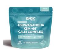 Ashwagandha KSM-66 High Strength 5000mg - Stress & Anxiety Relief Capsules with L-Tryptophan, Lemon Balm & B6 | 5% Withanolides | Cortisol & Sleep Support Adaptogen for Men & Women 60 Capsules UK Made