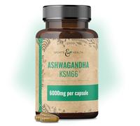 Ashwagandha KSM-66 Root Extract 500mg - 100 Vegan Capsules No Additives | Pure Withania Somnifera Herb - Zero Filler Veggie Capsule - Plant Based & Vegetarian Friendly Formula