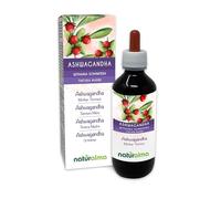 Ashwagandha or Indian Ginseng (Withania somnifera) Roots Alcohol-Free Mother Tincture Naturalma - Liquid Extract Drops 200 ml - Food Supplement - Vegan