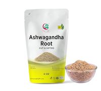 Ashwagandha Root 113 grams (4 oz) | Dried Ashwagandha Herb | 100% Naturally Dried | Withania Somnifera | Ginseng | Best Particle Size For Making Tea | by Yogi's Gift®