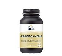 Ashwagandha Root Extract | 32.5mg Active Withanolides | Each dose is Made from Over 13.5 Grams Ashwagandha Root | High Strength | Vegan | 60 Capsules | Link Nutrition