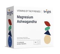 Ashwagandha with Magnesium + Stress Management, 2 Supplements in 1 Pack for Relaxation and Mental Balance The 28 Daily Doses