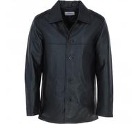 Ashwood Classic Ashwood Men's Black Leather Jacket: AWM-REEFER - 2XL - Leather - Black