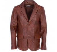 Ashwood Classic Men's Ashwood Leather Blazer: AWL-2288 - 4XL - Leather - Rust