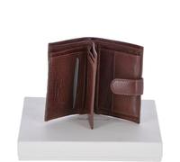 Ashwood Crumble 6 Card, ID & Coins Bill Fold Tab Wallet - Tan - 1412 C