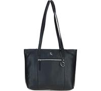 Ashwood Designer Leather Shoulder Bag with Secure Zip Pocket, Handbag for Women, Genuine Leather Shoulder Bag, Stylish Everyday Handbag for Women: Bray (Black)