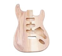 Ashwood Electric Guitar Body DIY Guitar Barrel 2 Pieces Wood Combine Guitar Part 5.6cm Heel Width (Color : WIth holes)