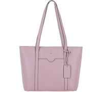 Ashwood Elegant Ladies Real Leather Shoulder Bag - Top-Handle Tote with 3 Internal Pockets, External Pocket and Gold Hardware - Stylish Genuine Leather Everyday Handbag (Wood Rose)